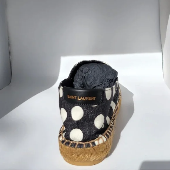 Brand New Saint Laurent Signature Canvas Espadrilles. Never worn in box. Shoes | Brand New Saint Laurent Signature Canvas Espadrilles  main image 2
